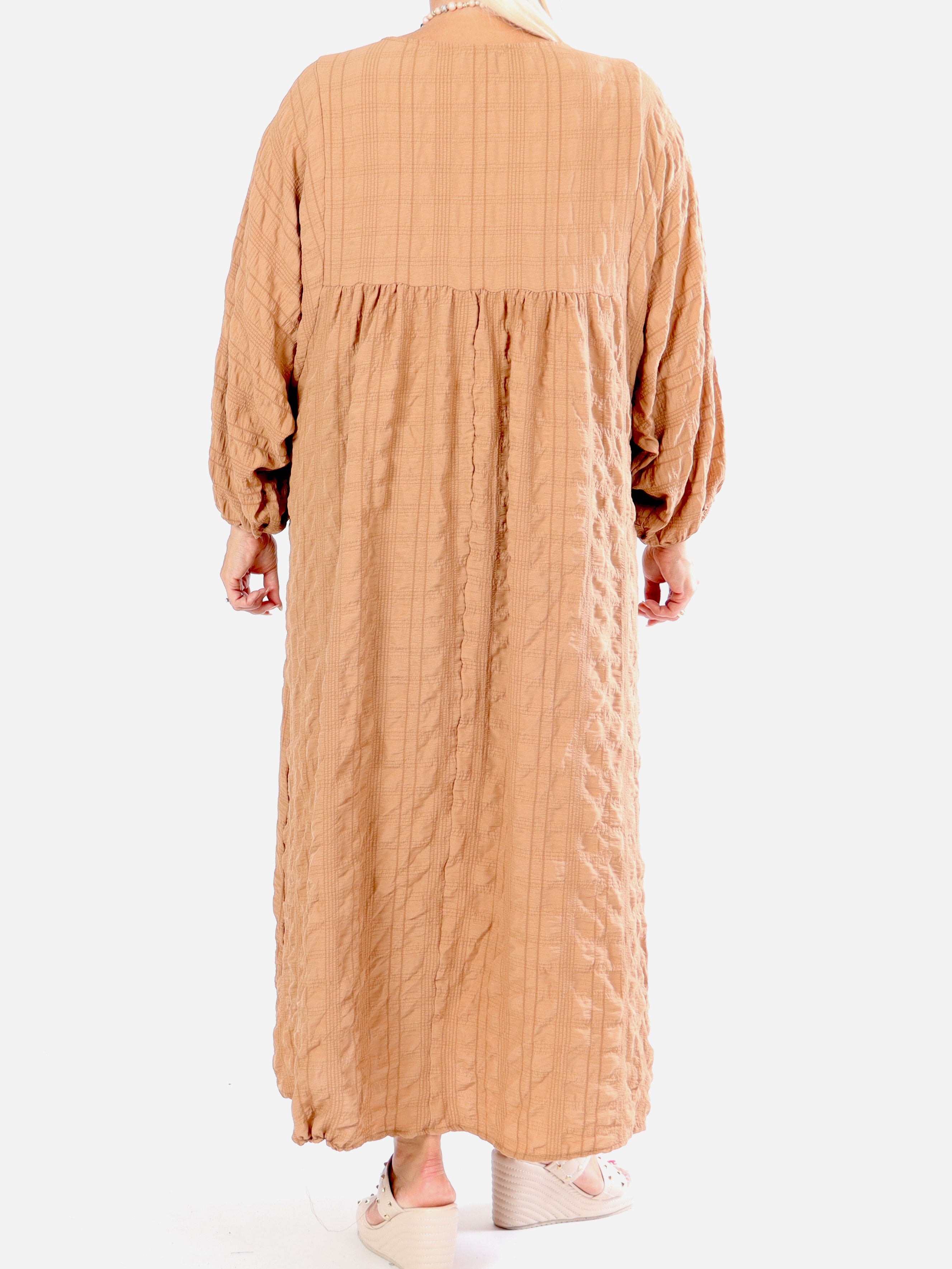 My - Sød plus size kjole i babydollfacon